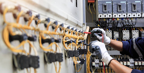 Professional Electrician technician working in Golden, CO